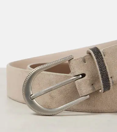Brunello Cucinelli Monili suede belt | Thumbnail 2
