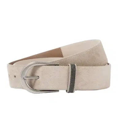 Brunello Cucinelli Monili suede belt | Thumbnail 1