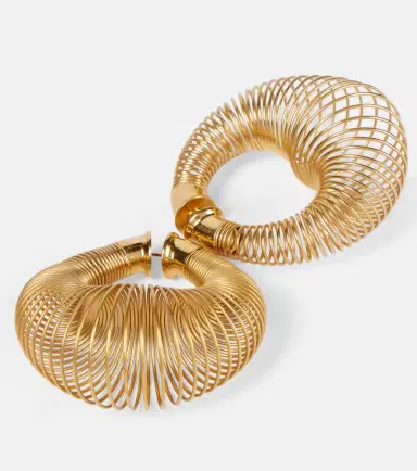 Alaïa Alaïa Spiral hoop earrings | Thumbnail 2