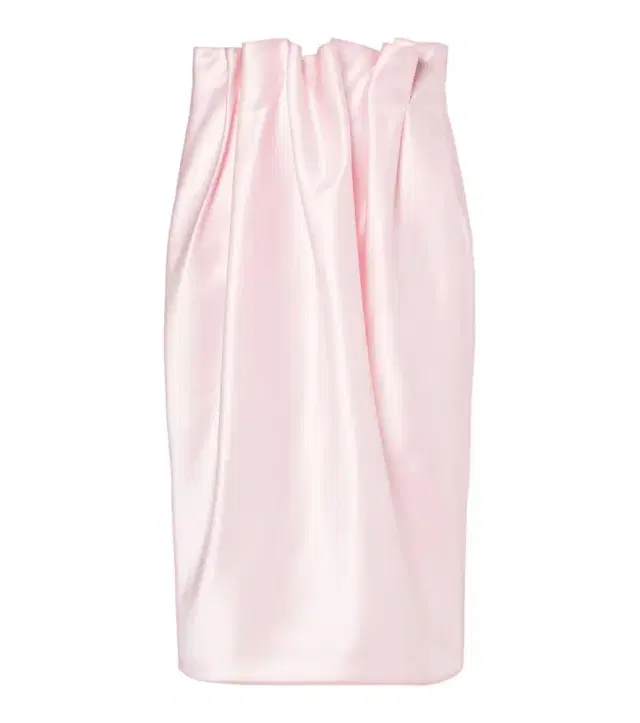 Simone Rocha Draped satin midi skirt