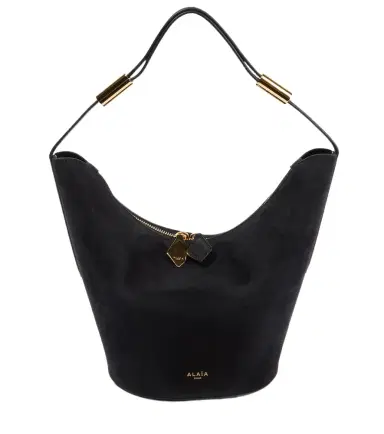 Alaïa Alaïa Small suede shoulder bag | Thumbnail 1
