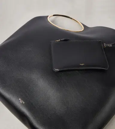 Alaïa Alaïa Ring XL leather tote bag | Thumbnail 2 Alaïa Alaïa Ring XL leather tote bag | Thumbnail 2