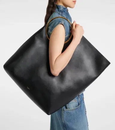 Alaïa Alaïa Ring XL leather tote bag | Thumbnail 5 Alaïa Alaïa Ring XL leather tote bag | Thumbnail 5