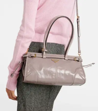 Prada Bonnie Medium leather shoulder bag | Thumbnail 6