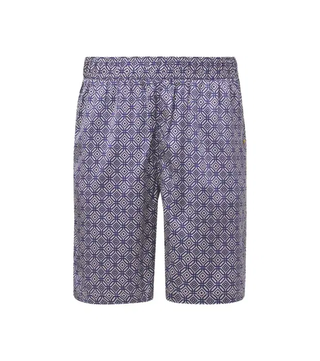 Frescobol Carioca Palma silk-blend Bermuda shorts