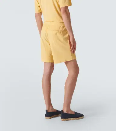 Frescobol Carioca Faustino cotton and linen-blend terry shorts | Thumbnail 2