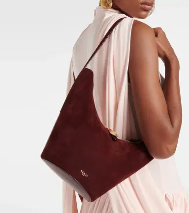 Alaïa Alaïa Shape Small suede and leather bucket bag | Thumbnail 5