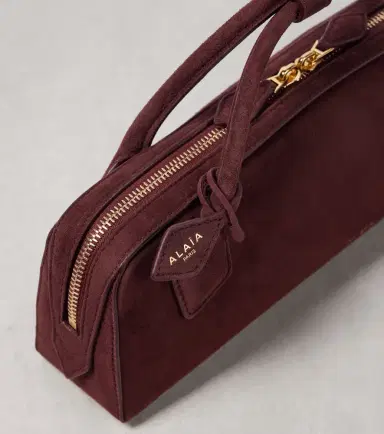 Alaïa Alaïa Le Teckel suede top-handle bag | Thumbnail 4 Alaïa Alaïa Le Teckel suede top-handle bag | Thumbnail 4