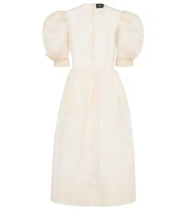 Simone Rocha Embroidered midi dress | Thumbnail 1