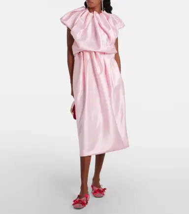 Simone Rocha Draped satin top | Thumbnail 2