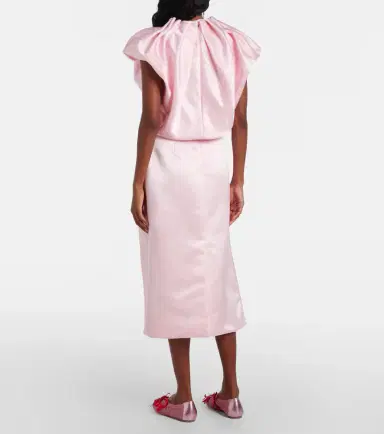 Simone Rocha Draped satin top | Thumbnail 4