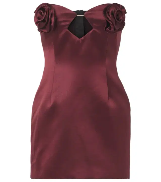 Magda Butrym Silk and wool satin corset dress