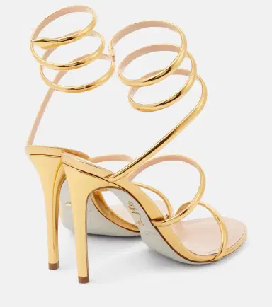 René Caovilla Cleo 105 mirrored leather sandals | Thumbnail 2 René Caovilla Cleo 105 mirrored leather sandals | Thumbnail 2