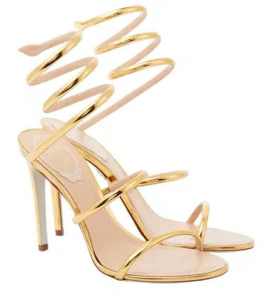 René Caovilla Cleo 105 mirrored leather sandals | Thumbnail 1 René Caovilla Cleo 105 mirrored leather sandals | Thumbnail 1