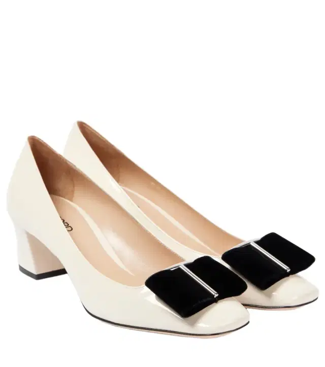 Tom Ford Audrey 55 bow-detail patent leather pumps