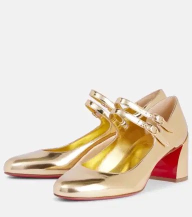 Christian Louboutin Miss Jane mirrored leather Mary Jane pumps | Thumbnail 3 Christian Louboutin Miss Jane mirrored leather Mary Jane pumps | Thumbnail 3