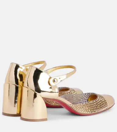 Christian Louboutin Miss MJ Strass mirrored leather and PVC pumps | Thumbnail 2 Christian Louboutin Miss MJ Strass mirrored leather and PVC pumps | Thumbnail 2