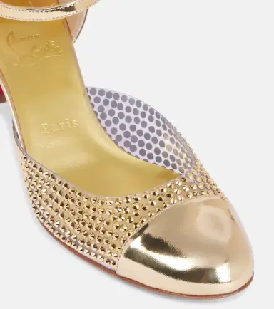 Christian Louboutin Miss MJ Strass mirrored leather and PVC pumps | Thumbnail 4 Christian Louboutin Miss MJ Strass mirrored leather and PVC pumps | Thumbnail 4