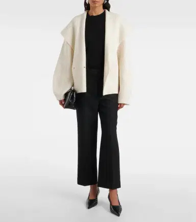 Toteme Ribbed-knit wool-blend cardigan | Thumbnail 2