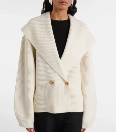 Toteme Ribbed-knit wool-blend cardigan | Thumbnail 3