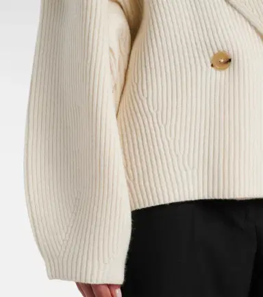 Toteme Ribbed-knit wool-blend cardigan | Thumbnail 6