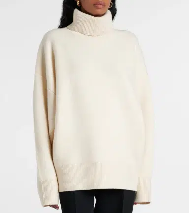 TOTEME Wool and cashmere-blend turtleneck sweater | Thumbnail 2