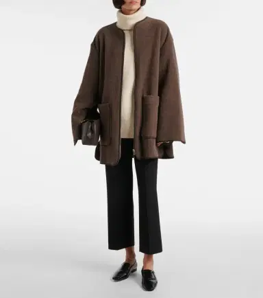 Toteme Felted wool-blend jacket | Thumbnail 5