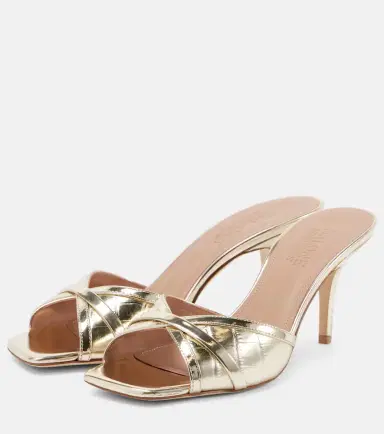 Malone Souliers Perla 70 croc-effect leather mules | Thumbnail 2