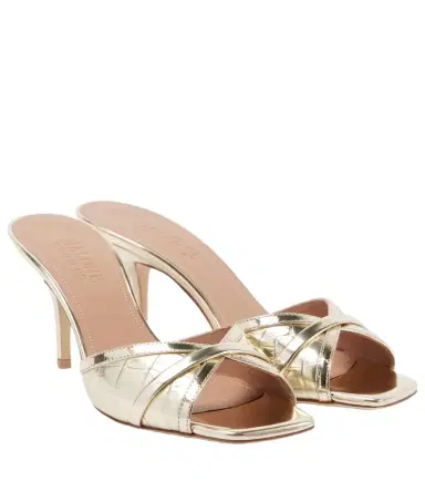 Malone Souliers Perla 70 croc-effect leather mules | Thumbnail 1