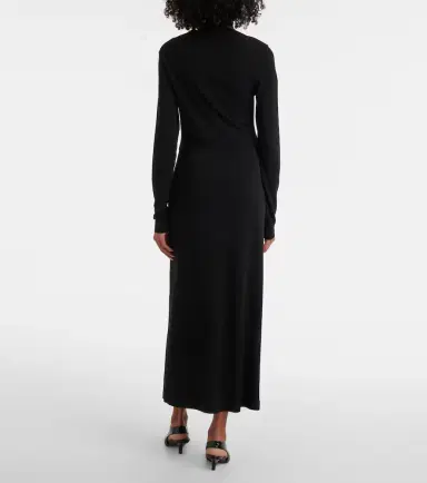 Toteme Draped jersey maxi dress | Thumbnail 3