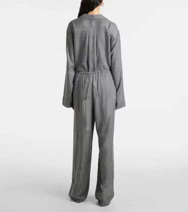Toteme Monogram flannel pajama pants | Thumbnail 3