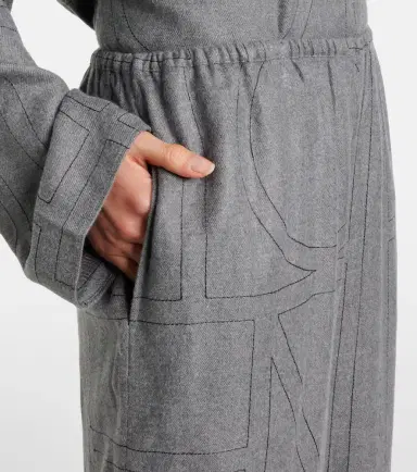Toteme Monogram flannel pajama pants | Thumbnail 5