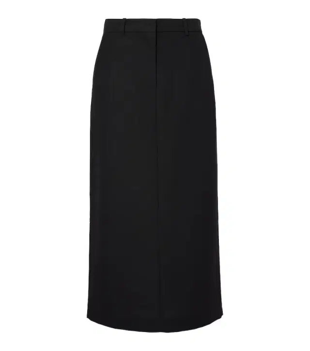 Low-rise maxi skirt