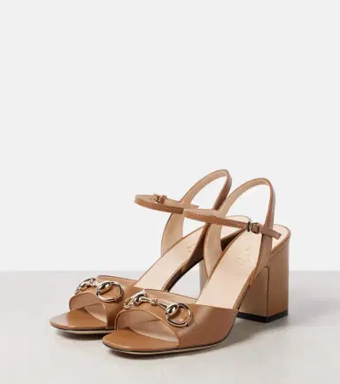 Gucci Lady Horsebit 75 leather sandals | Thumbnail 4 Gucci Lady Horsebit 75 leather sandals | Thumbnail 4
