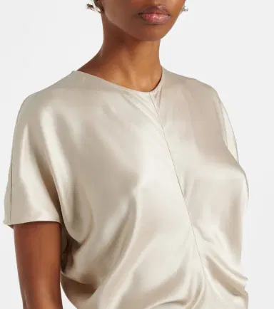 Toteme Bridal Slouch draped satin maxi dress | Thumbnail 5