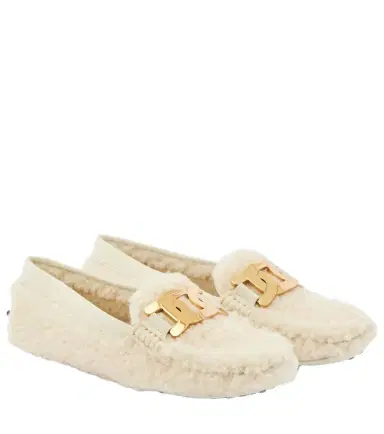 Tod's Kate shearling loafers | Thumbnail 1 Tod's Kate shearling loafers | Thumbnail 1