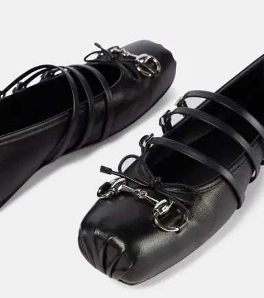 Gucci Horsebit leather ballet flats | Thumbnail 3 Gucci Horsebit leather ballet flats | Thumbnail 3