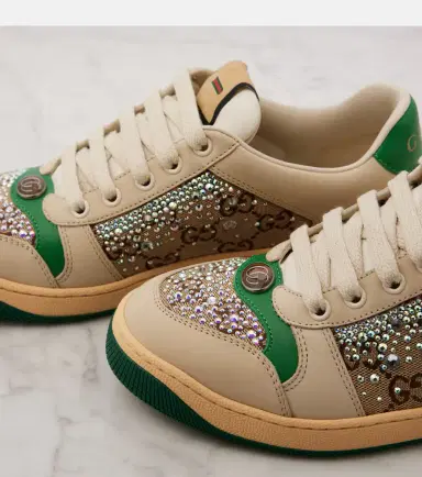 Gucci Screener embellished leather sneakers | Thumbnail 2 Gucci Screener embellished leather sneakers | Thumbnail 2