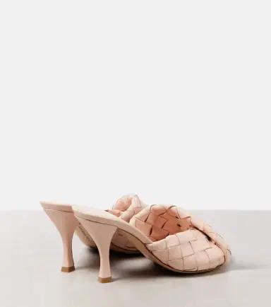 Bottega Veneta Blink 80 Intrecciato leather mules | Thumbnail 2