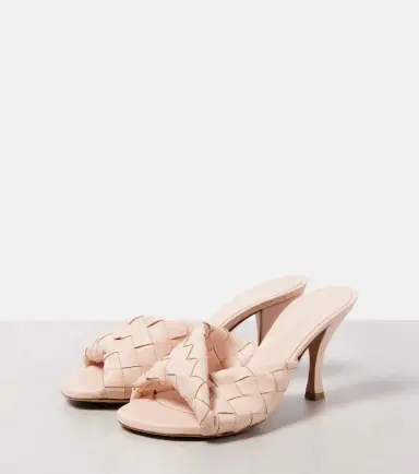 Bottega Veneta Blink 80 Intrecciato leather mules | Thumbnail 3