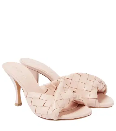 Bottega Veneta Blink 80 Intrecciato leather mules | Thumbnail 1