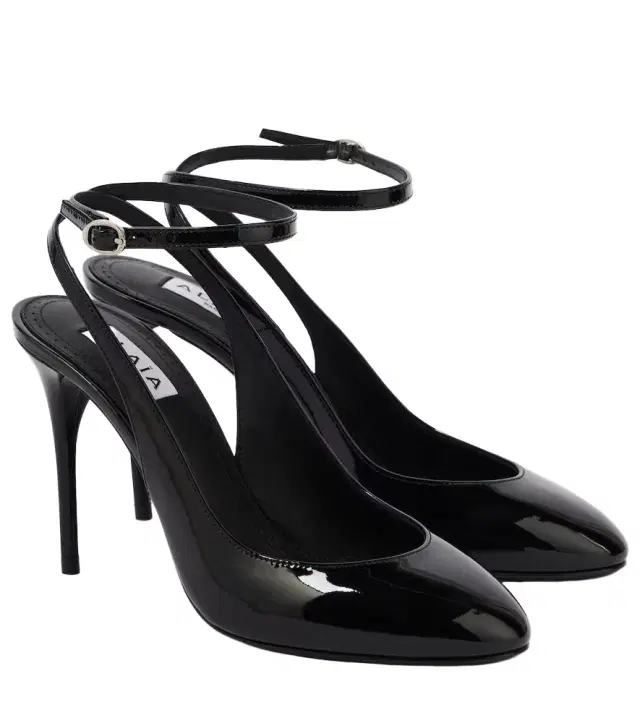 Alaia Alaïa Décolleté 90 patent leather pumps