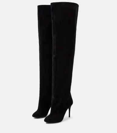 Alaïa Alaïa Decollete Cuissardes suede knee-high boots | Thumbnail 3 Alaïa Alaïa Decollete Cuissardes suede knee-high boots | Thumbnail 3