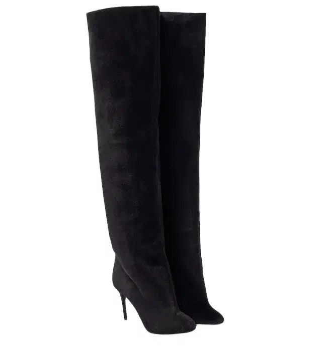 Alaia Alaïa Decollete Cuissardes suede knee-high boots