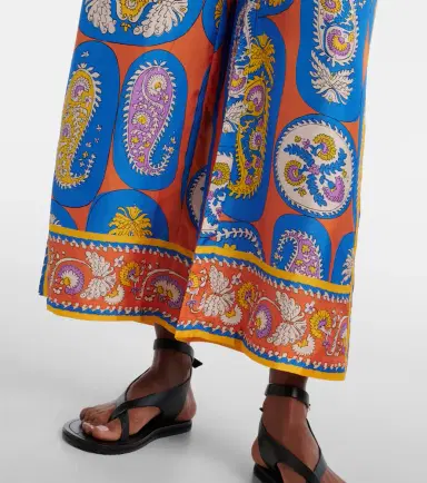 ALÉMAIS Alémais Luis printed silk palazzo pants | Thumbnail 3 ALÉMAIS Alémais Luis printed silk palazzo pants | Thumbnail 3