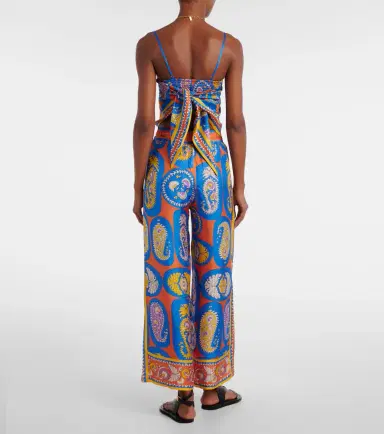 ALÉMAIS Alémais Luis printed silk palazzo pants | Thumbnail 4 ALÉMAIS Alémais Luis printed silk palazzo pants | Thumbnail 4