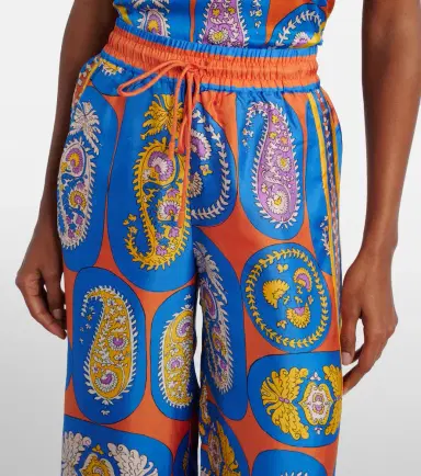 ALÉMAIS Alémais Luis printed silk palazzo pants | Thumbnail 5 ALÉMAIS Alémais Luis printed silk palazzo pants | Thumbnail 5