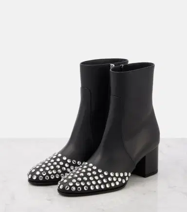 Alaïa Alaïa 60 embellished leather ankle boots | Thumbnail 3 Alaïa Alaïa 60 embellished leather ankle boots | Thumbnail 3