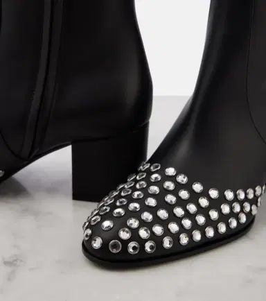 Alaïa Alaïa 60 embellished leather ankle boots | Thumbnail 5 Alaïa Alaïa 60 embellished leather ankle boots | Thumbnail 5