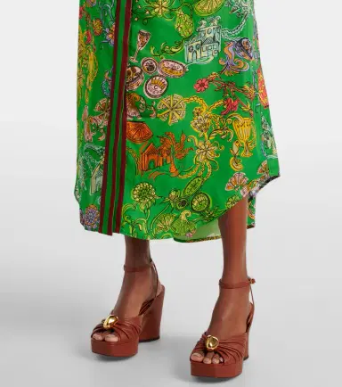ALÉMAIS Alémais Fiesta printed belted shirt dress | Thumbnail 4